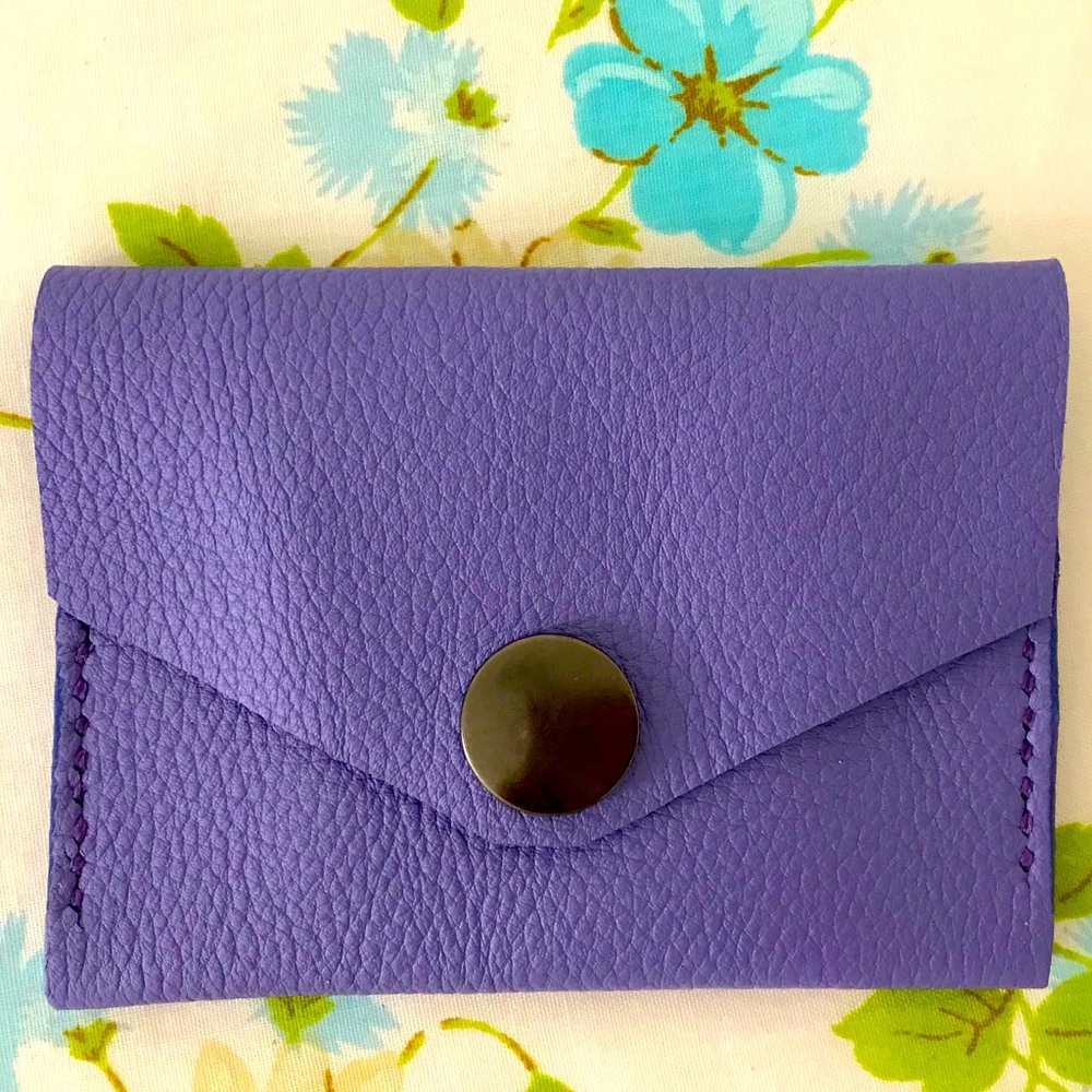 Hand Crafted Genuine Leather Lavender Wallet